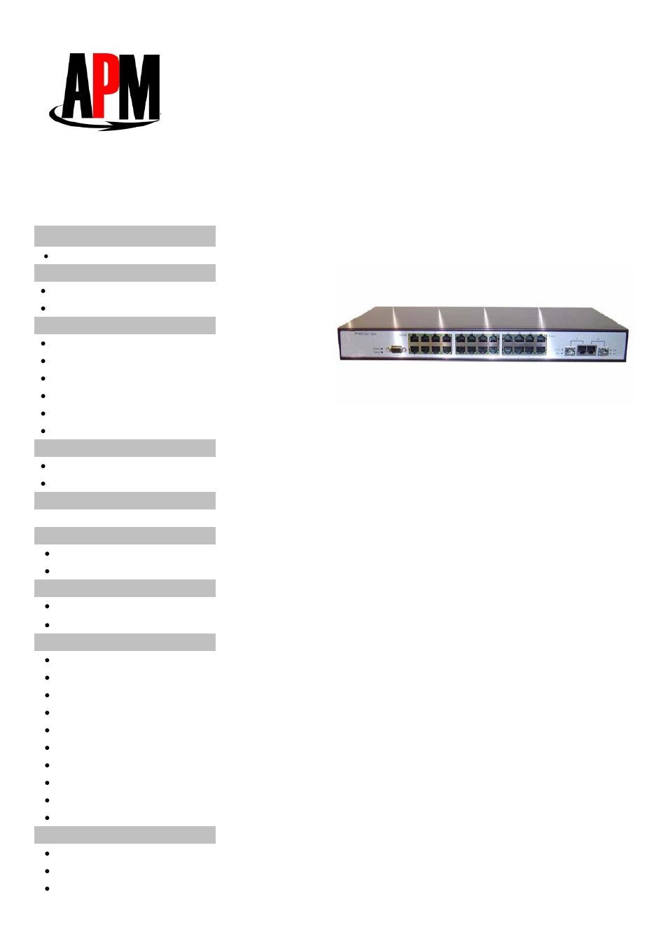 APM AAFSG-2242 User Manual | 7 pages