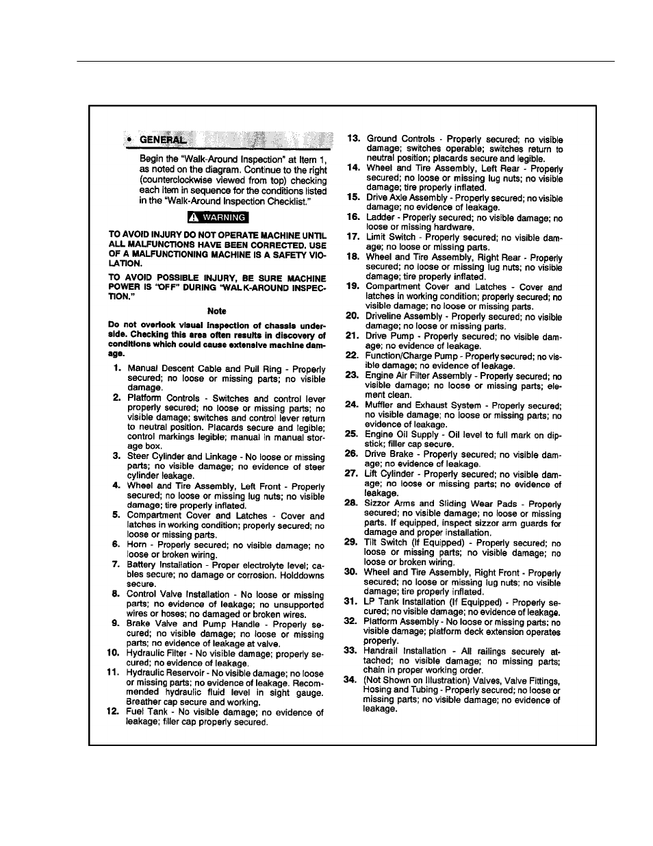 JLG 26MRT ANSI Operator Manual User Manual | Page 19 / 44