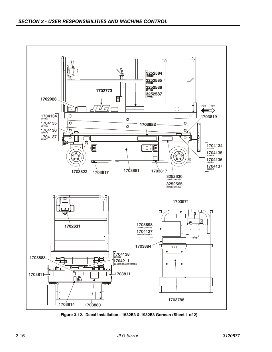 JLG 2658E3 Operator Manual User Manual | Page 36 / 68