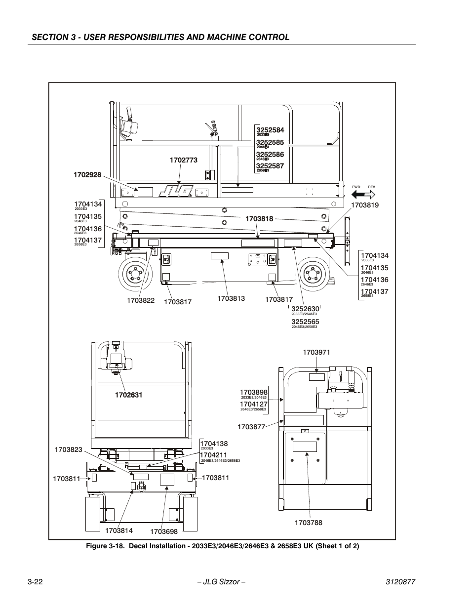JLG 2658E3 Operator Manual User Manual | Page 42 / 68