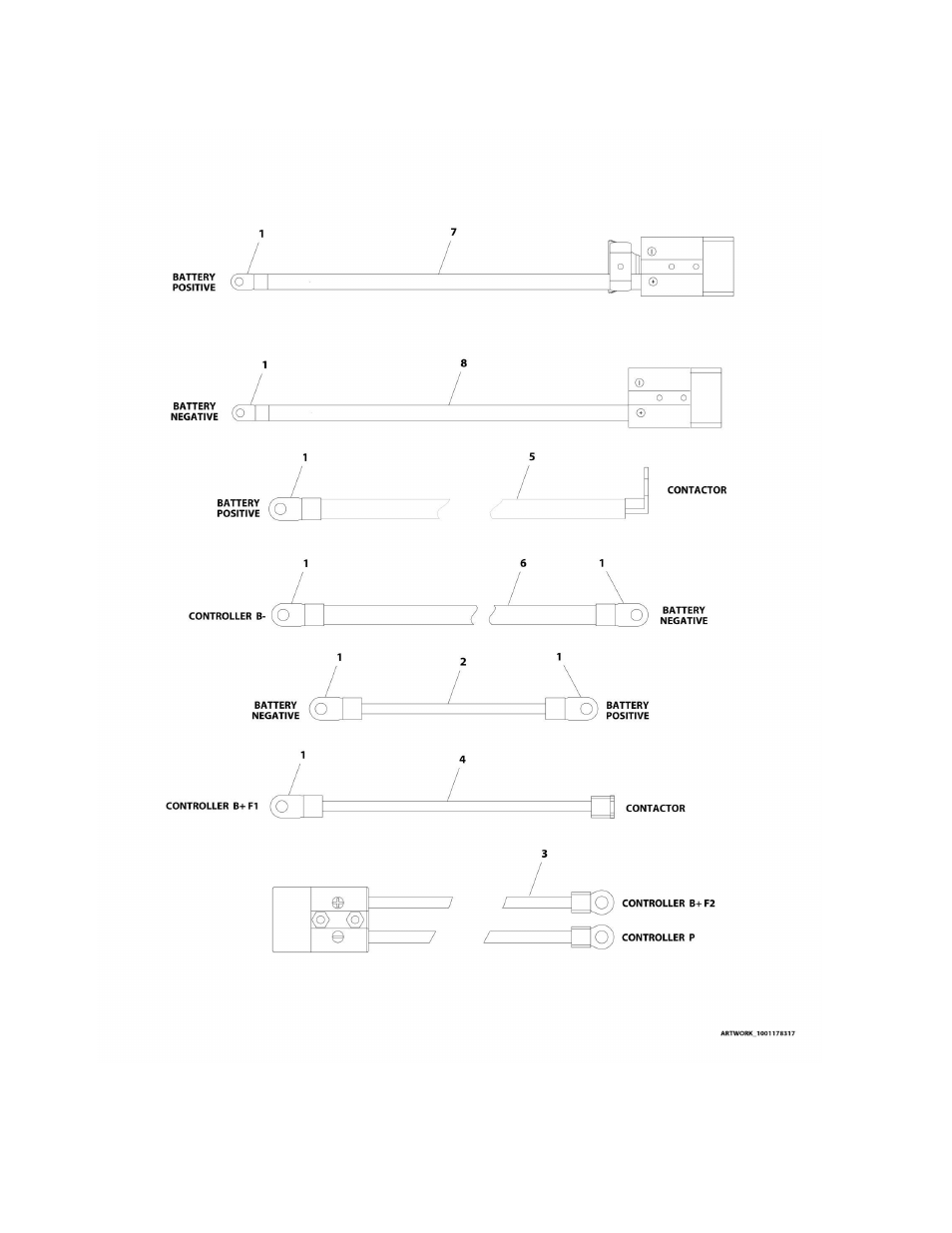 Figure 7-8. battery cable kit | JLG 2632ES Operator Manual User Manual | Page 230 / 328