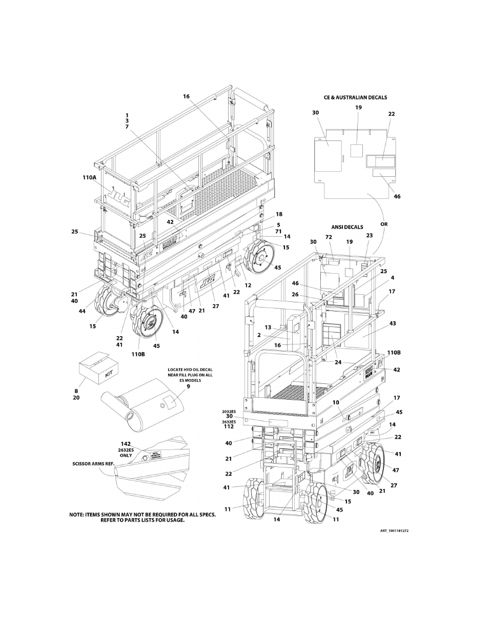 JLG 2632ES Operator Manual User Manual | Page 312 / 328