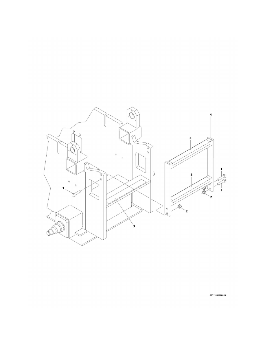 Figure 1-19. ladder installation - 2632es | JLG 2632ES Operator Manual User Manual | Page 50 / 328