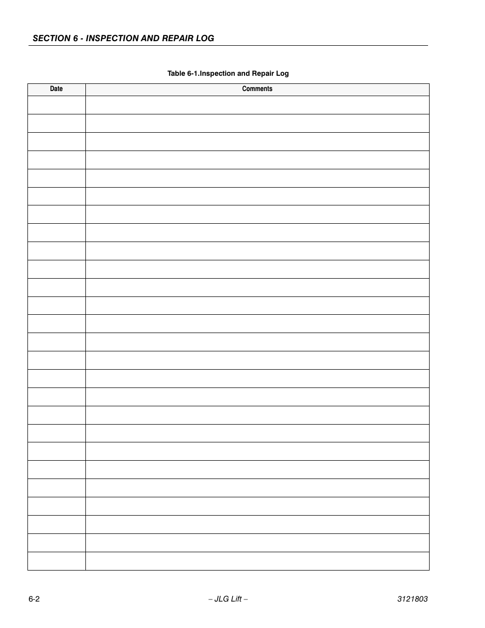 JLG 400CRT Operator Manual User Manual | Page 44 / 46