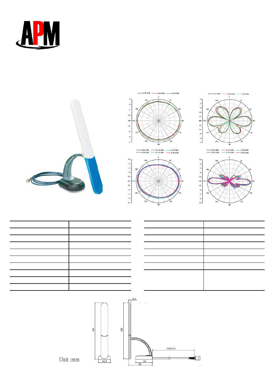 APM AGP-250407A User Manual | 1 page