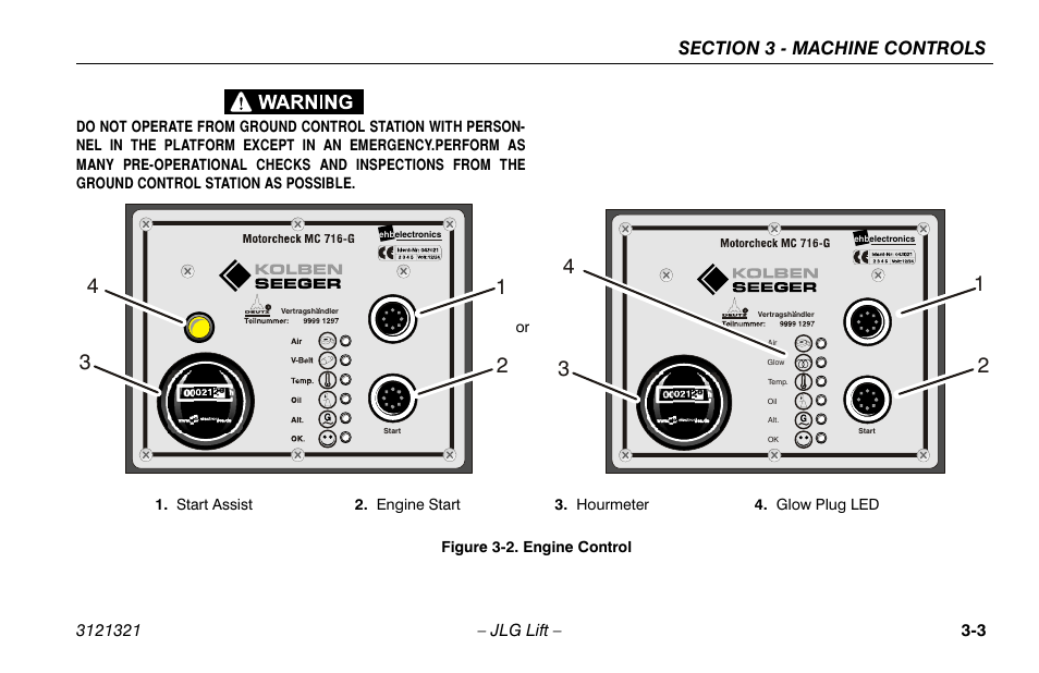 Engine control -3 | JLG 67SL Operator Manual User Manual | Page 35 / 86