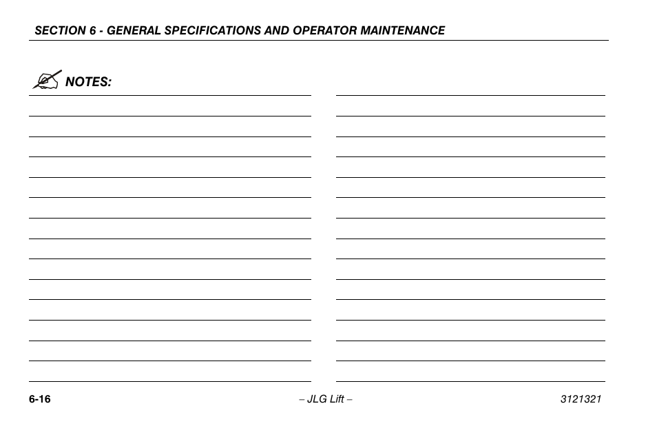 JLG 67SL Operator Manual User Manual | Page 80 / 86