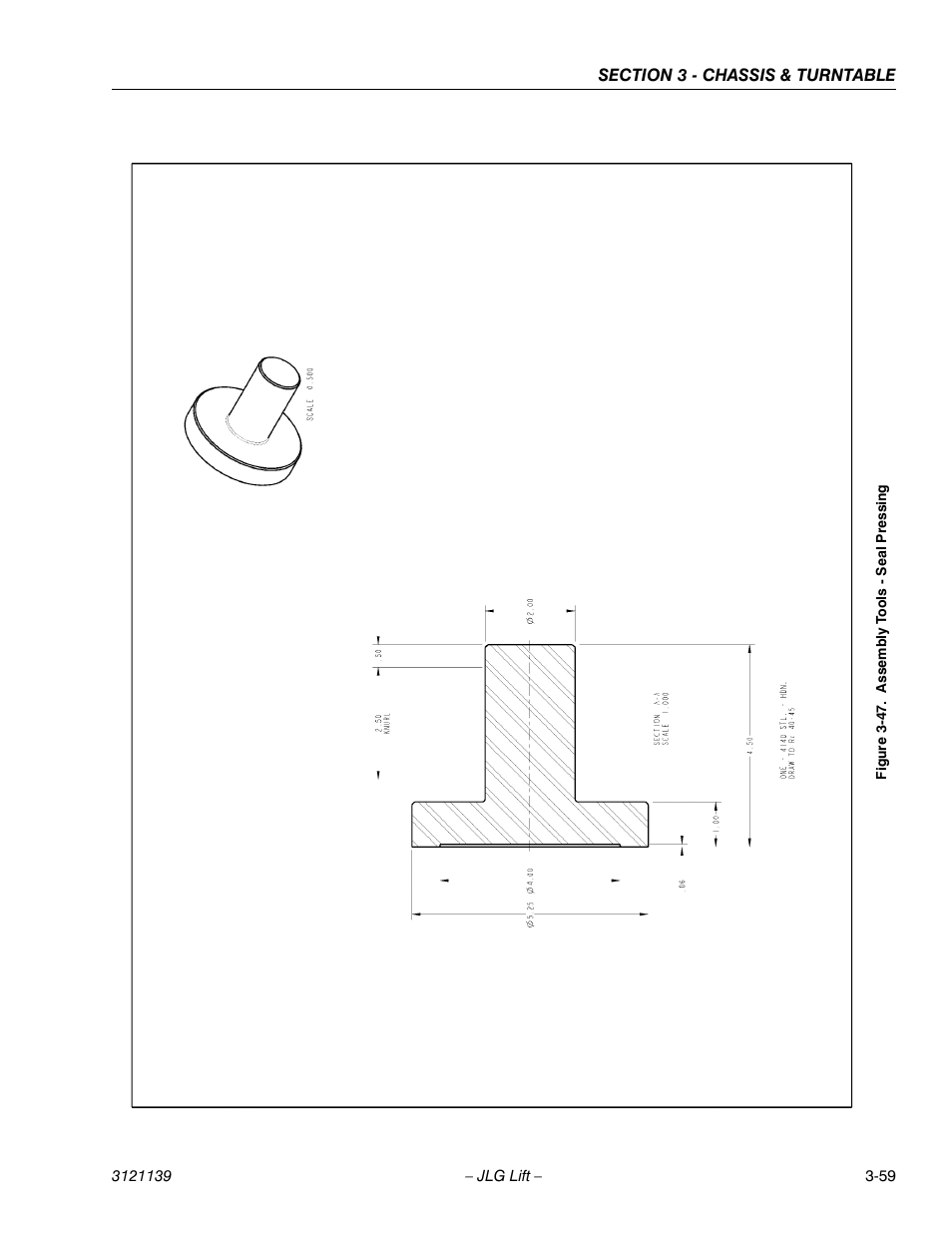 Assembly tools - seal pressing -59 | JLG 800S Service Manual User Manual | Page 105 / 372