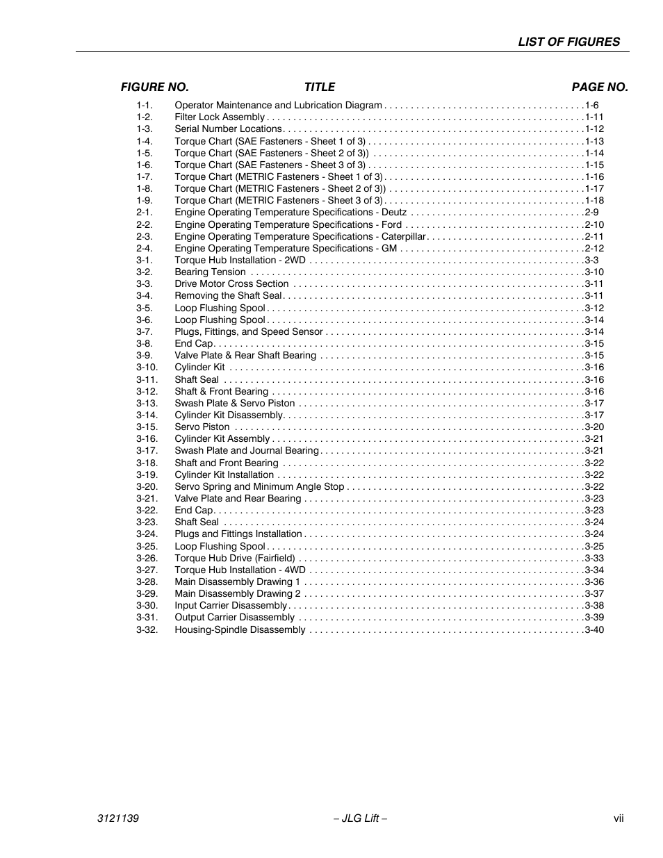 JLG 800S Service Manual User Manual | Page 11 / 372