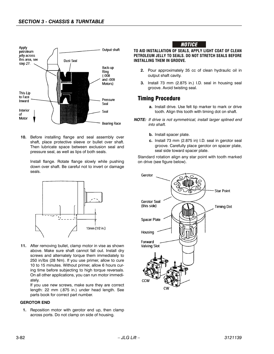 Timing procedure, Timing procedure -82 | JLG 800S Service Manual User Manual | Page 128 / 372