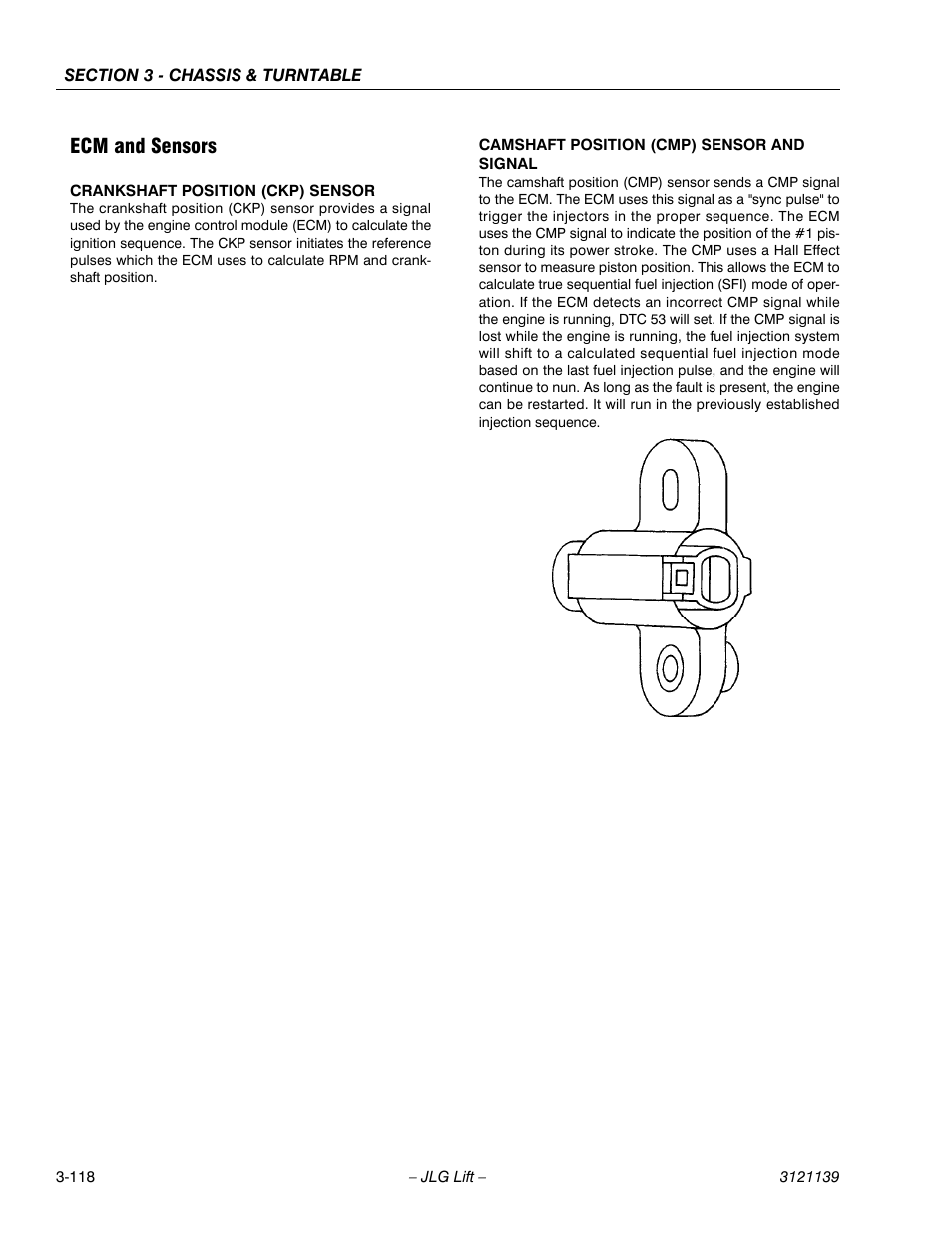 Ecm and sensors, Ecm and sensors -118 | JLG 800S Service Manual User Manual | Page 164 / 372