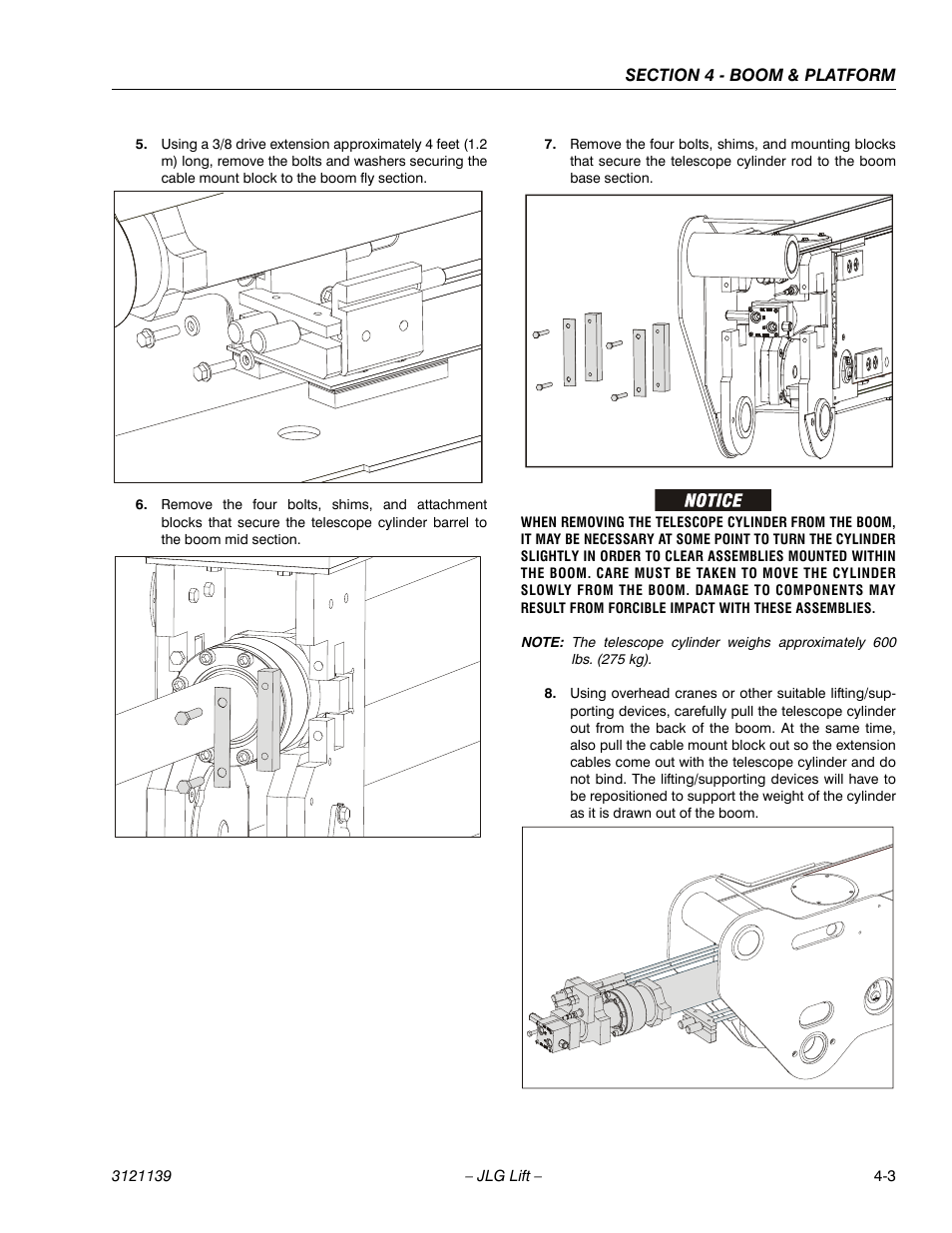 JLG 800S Service Manual User Manual | Page 219 / 372