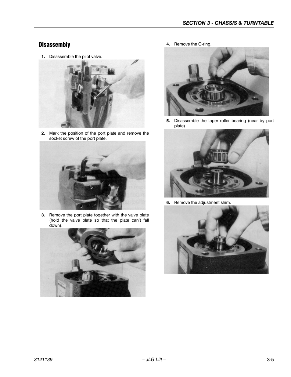 Disassembly, Disassembly -5 | JLG 800S Service Manual User Manual | Page 51 / 372