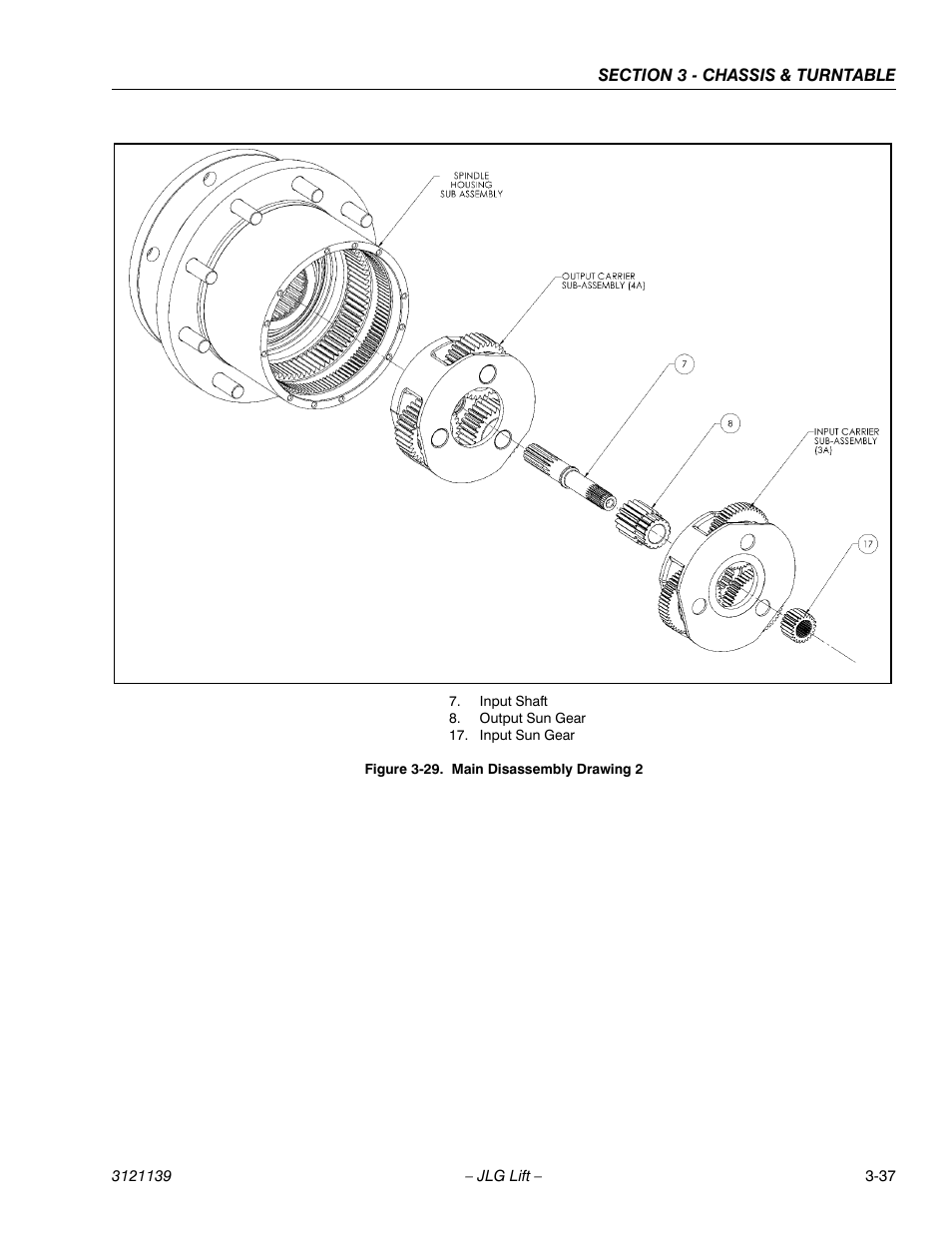 Main disassembly drawing 2 -37 | JLG 800S Service Manual User Manual | Page 83 / 372