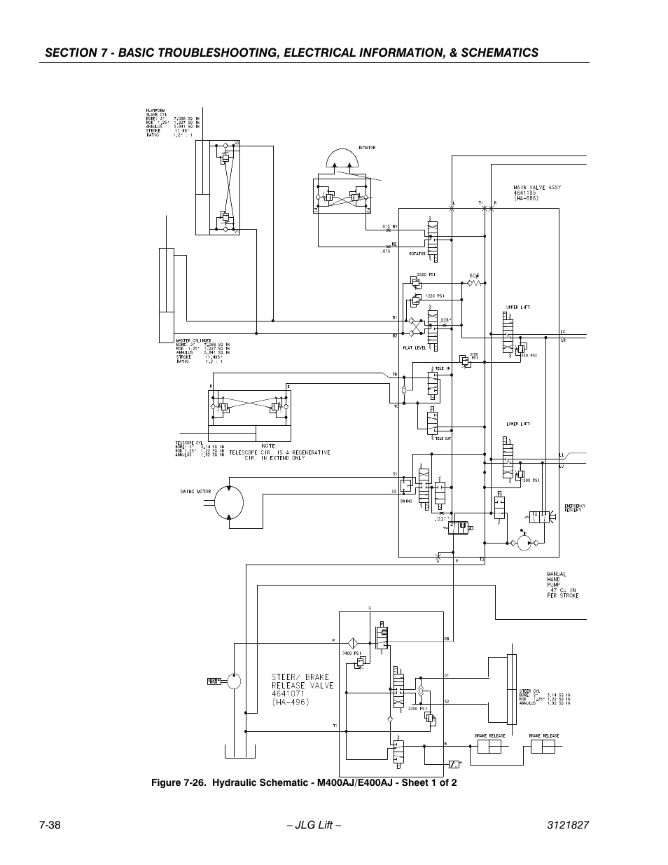 JLG M400 Service Manual Service Manual User Manual | Page 252 / 258