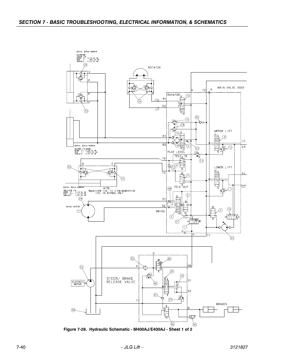 JLG M400 Service Manual Service Manual User Manual | Page 254 / 258