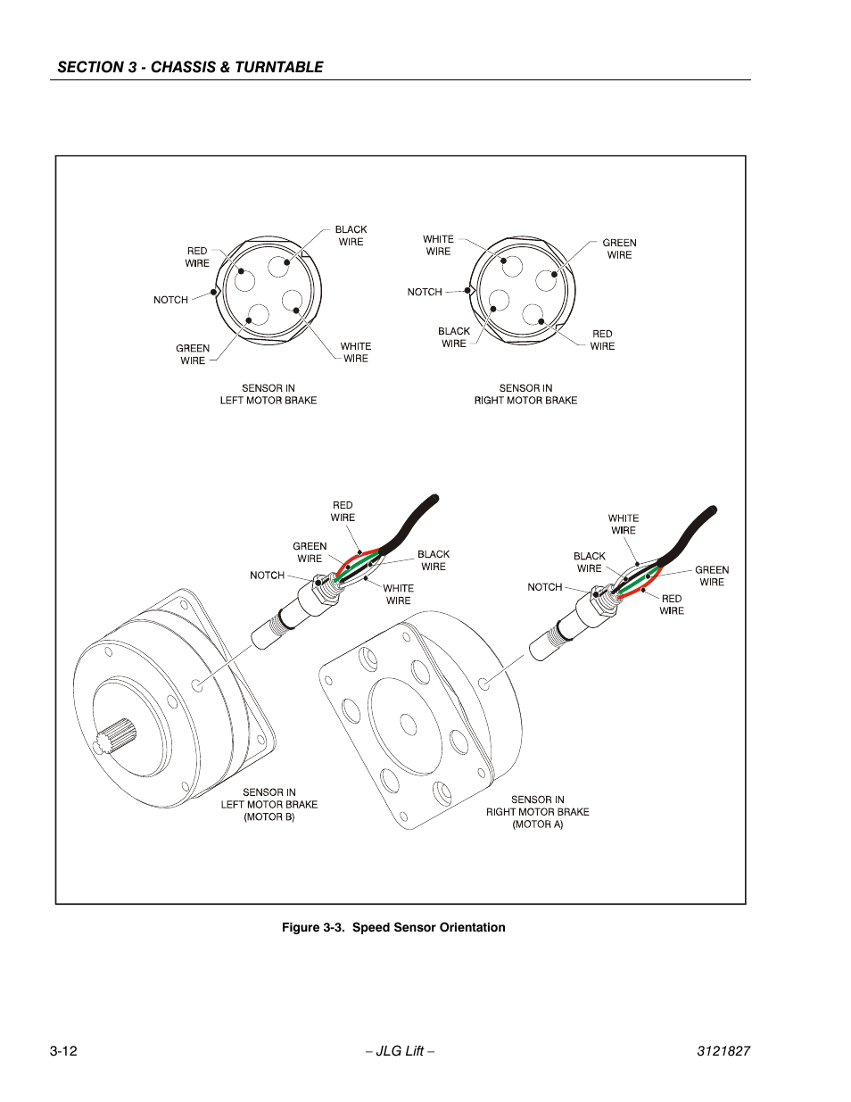 Speed sensor orientation -12 | JLG M400 Service Manual Service Manual User Manual | Page 54 / 258