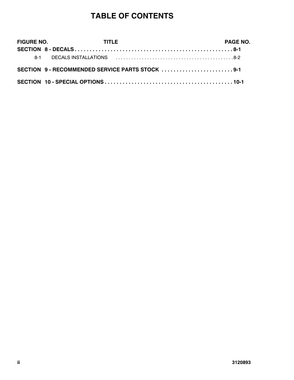 JLG 26MRT Parts Manual User Manual | Page 6 / 130