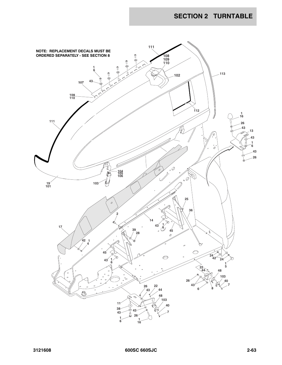 JLG 600SC_660SJC Parts Manual User Manual | Page 89 / 226