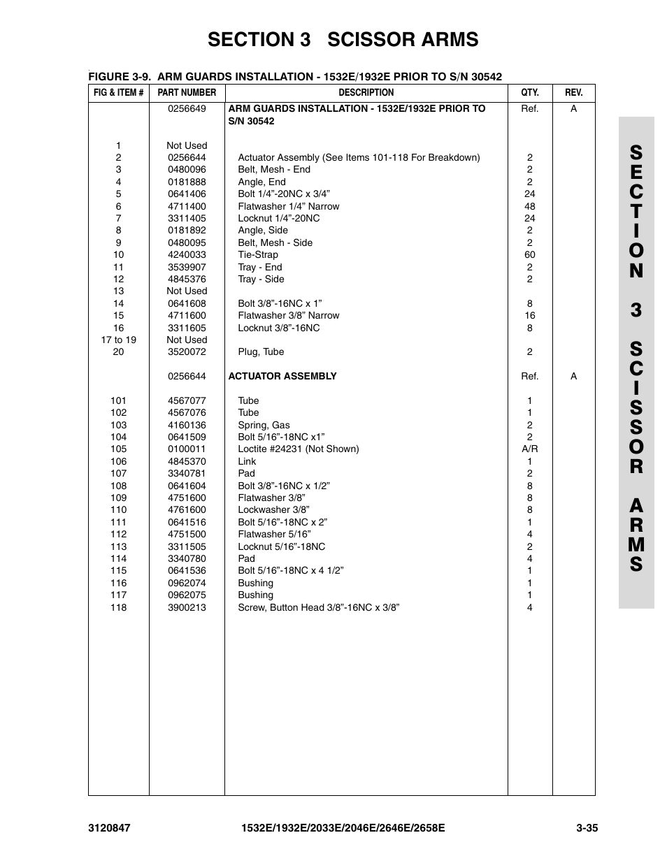 JLG 2658E Parts Manual User Manual | Page 109 / 244