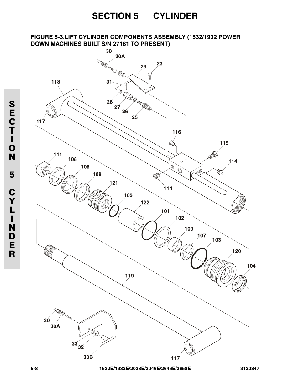 Built s/n 27181 to present) -8 | JLG 2658E Parts Manual User Manual | Page 164 / 244
