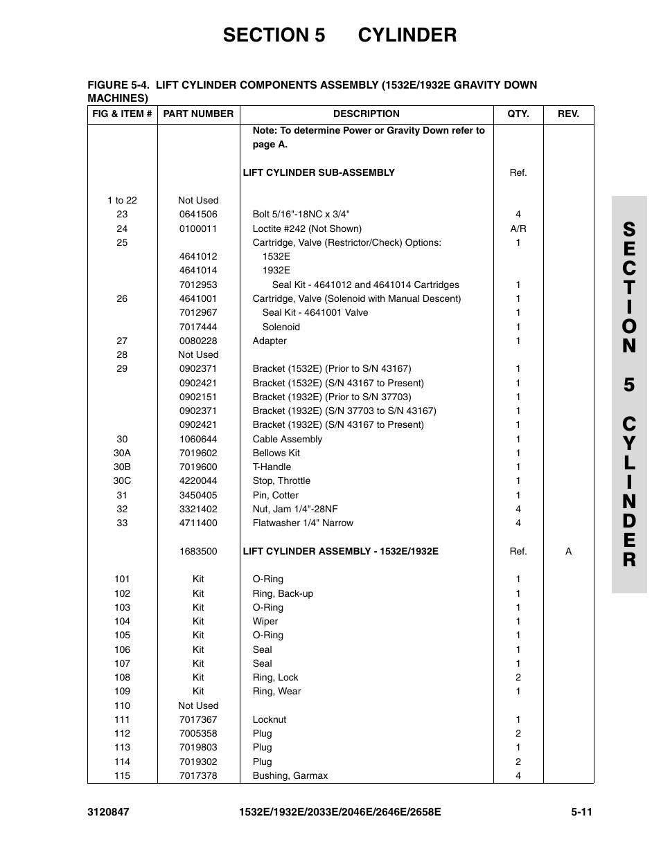 JLG 2658E Parts Manual User Manual | Page 167 / 244