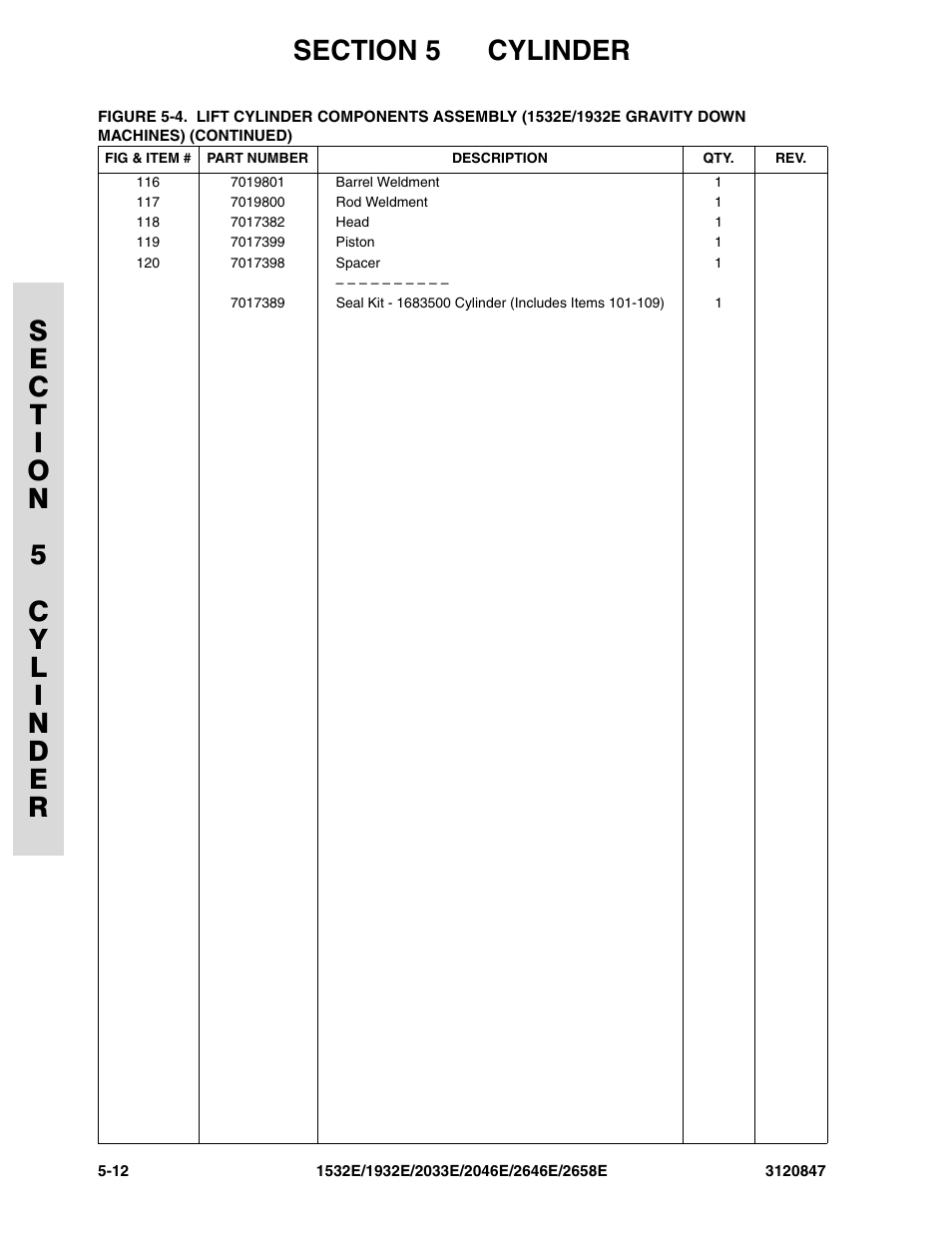 JLG 2658E Parts Manual User Manual | Page 168 / 244