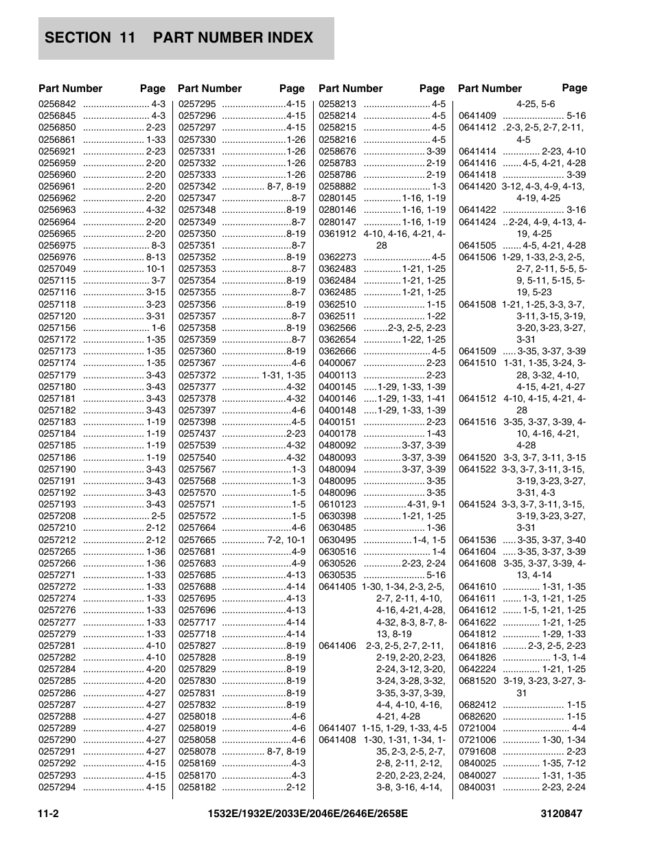 JLG 2658E Parts Manual User Manual | Page 236 / 244