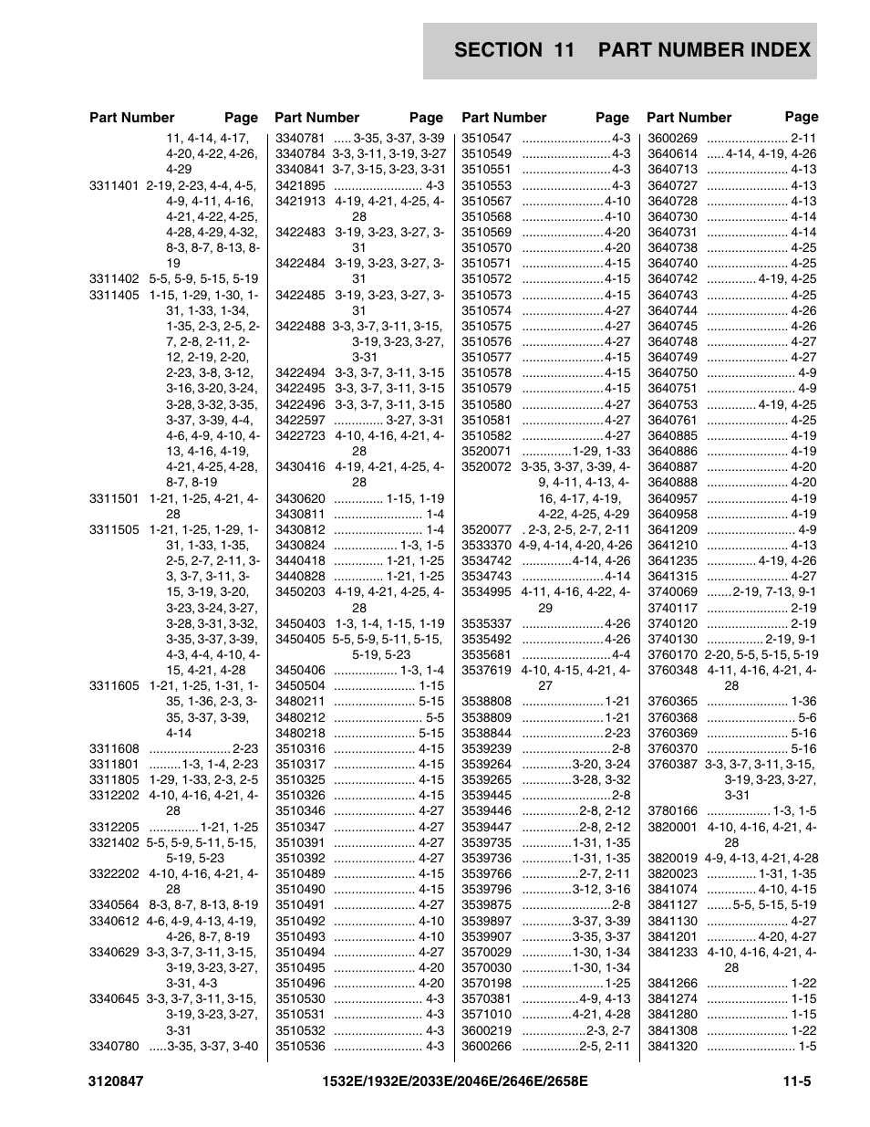 JLG 2658E Parts Manual User Manual | Page 239 / 244
