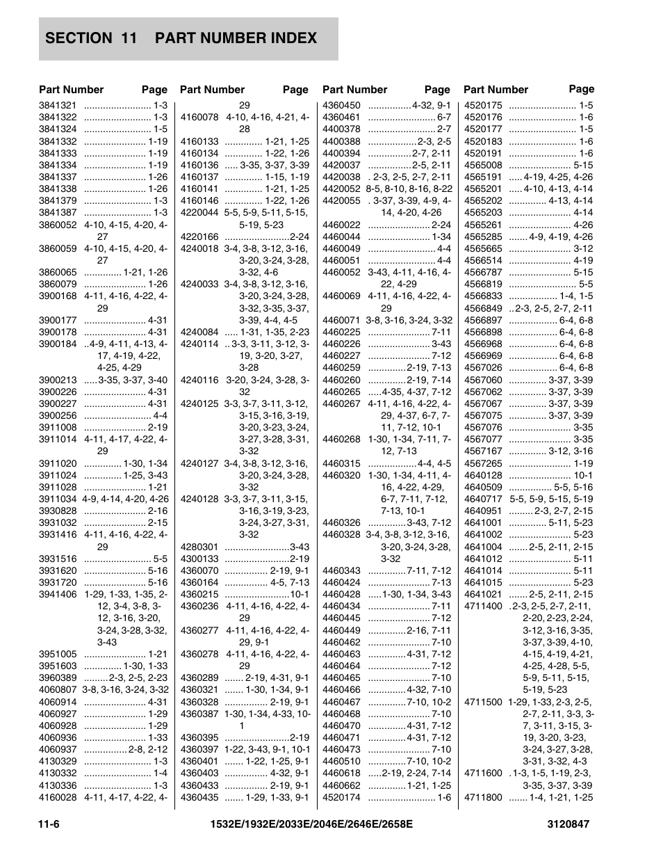 JLG 2658E Parts Manual User Manual | Page 240 / 244
