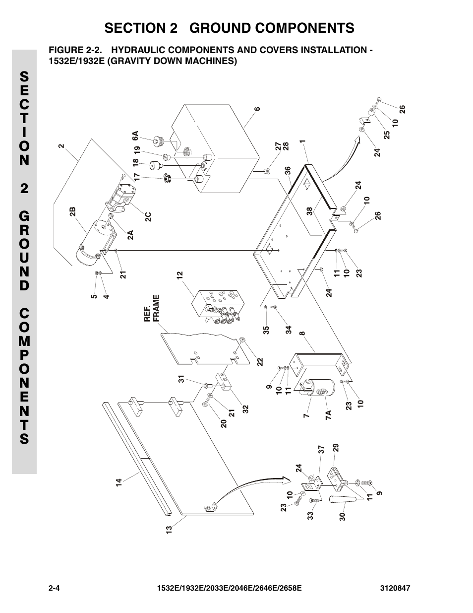 Gravity down machines) -4 | JLG 2658E Parts Manual User Manual | Page 54 / 244