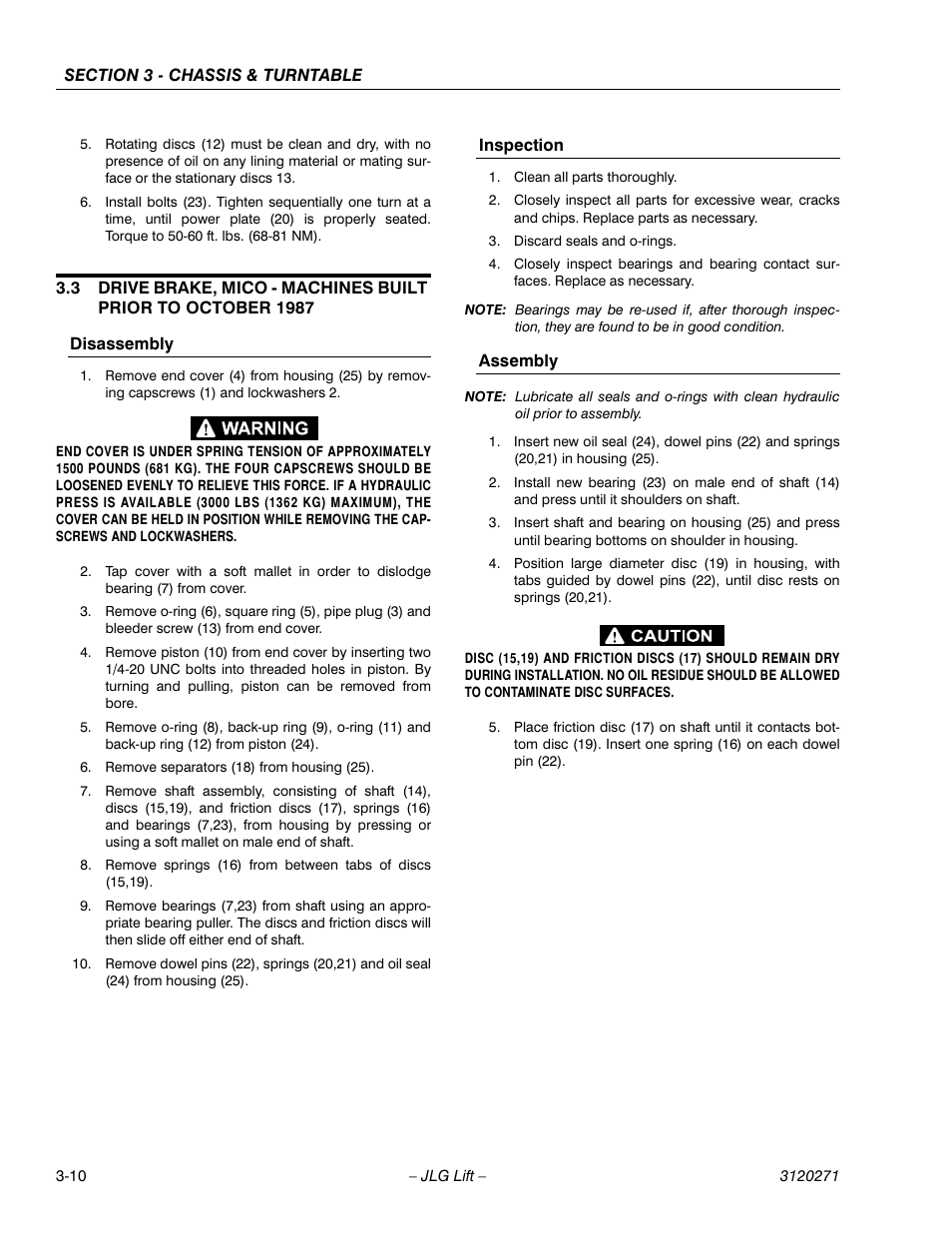 JLG 80HX_HX+6_HXER ANSI Service Manual User Manual | Page 48 / 176