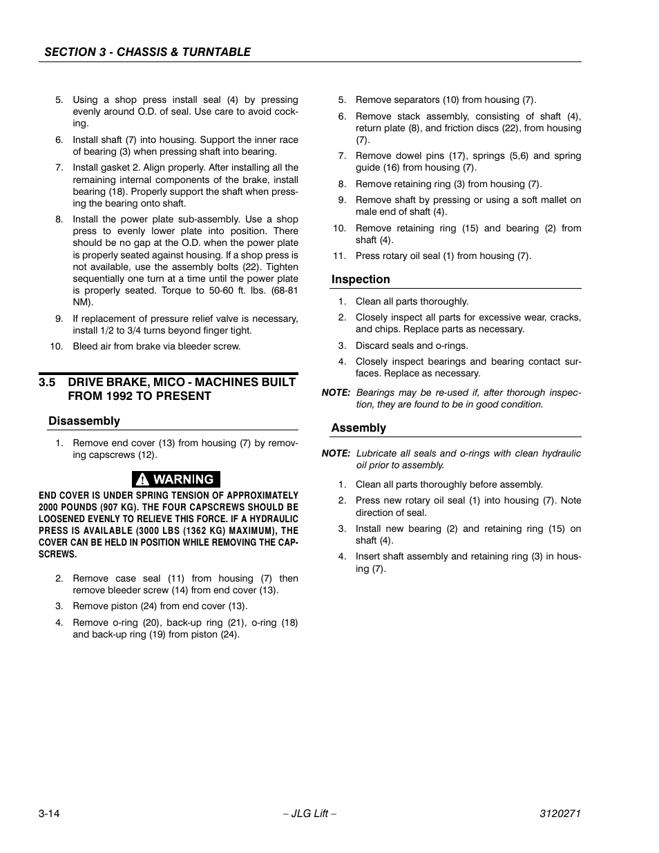 JLG 80HX_HX+6_HXER ANSI Service Manual User Manual | Page 52 / 176