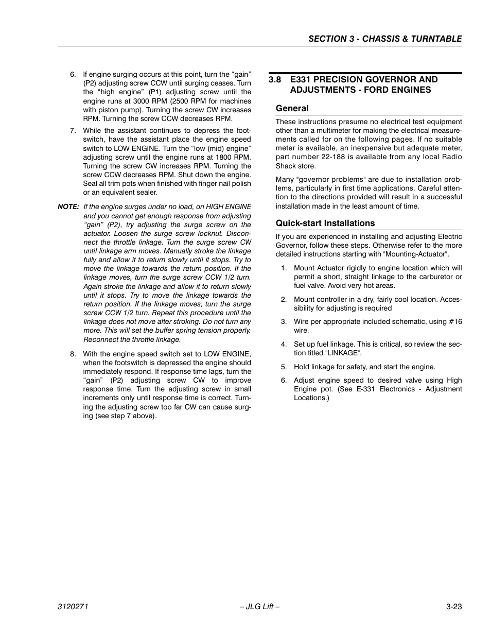 JLG 80HX_HX+6_HXER ANSI Service Manual User Manual | Page 61 / 176