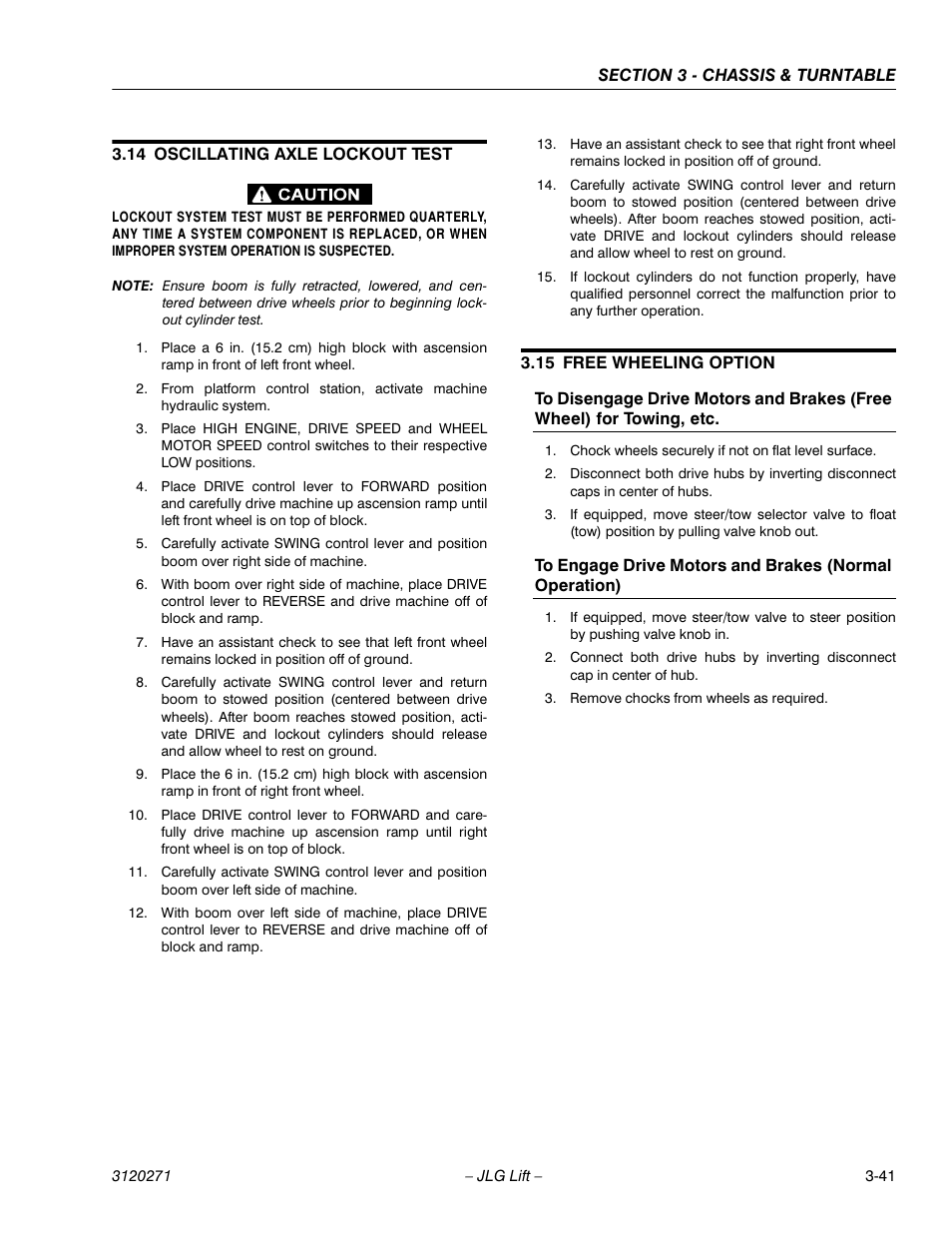 JLG 80HX_HX+6_HXER ANSI Service Manual User Manual | Page 79 / 176