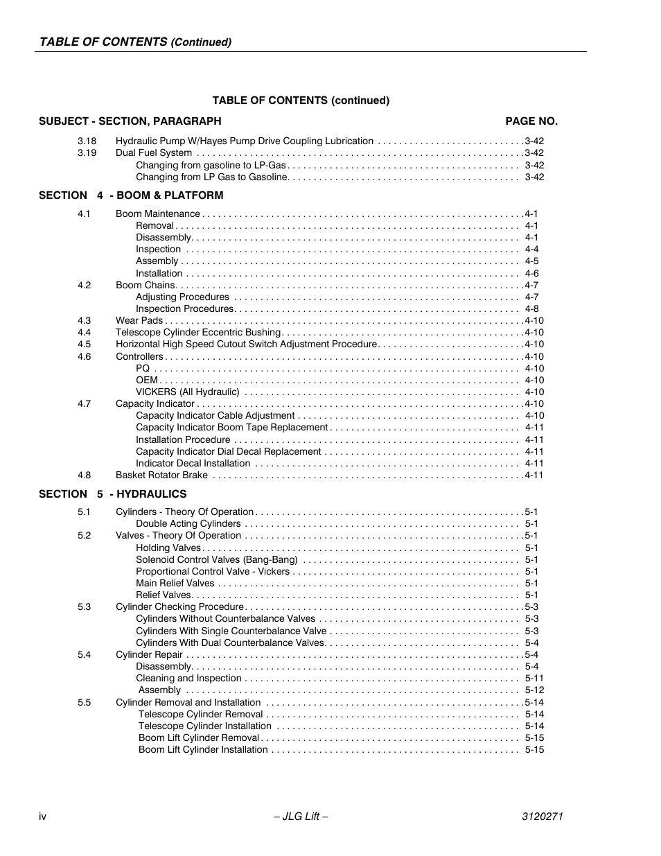 JLG 80HX_HX+6_HXER ANSI Service Manual User Manual | Page 8 / 176