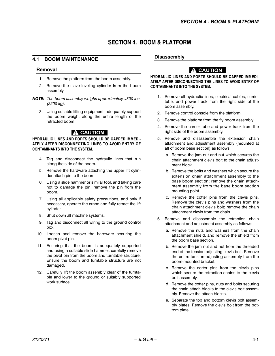 JLG 80HX_HX+6_HXER ANSI Service Manual User Manual | Page 81 / 176