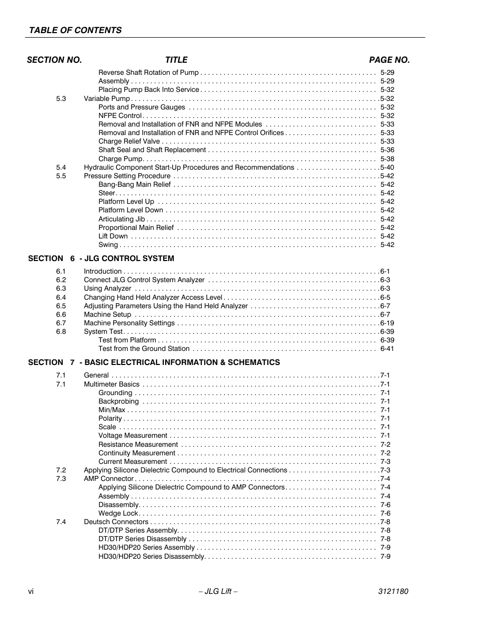 JLG 450A_AJ Series II Service Manual User Manual | Page 10 / 472
