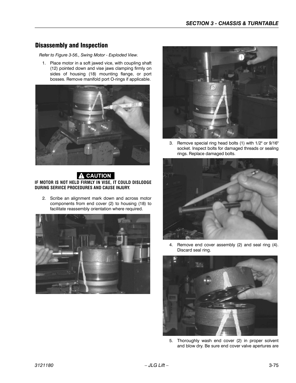 Disassembly and inspection, Disassembly and inspection -75 | JLG 450A_AJ Series II Service Manual User Manual | Page 125 / 472