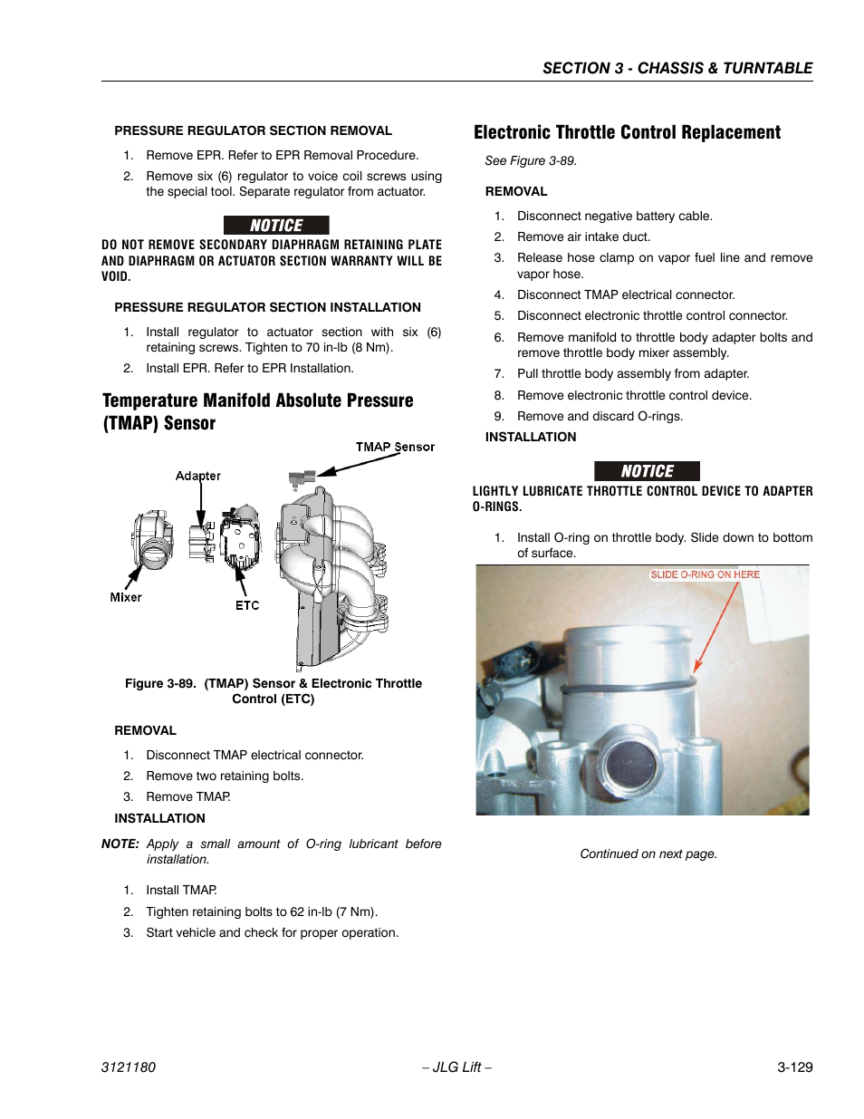 Electronic throttle control replacement | JLG 450A_AJ Series II Service Manual User Manual | Page 179 / 472