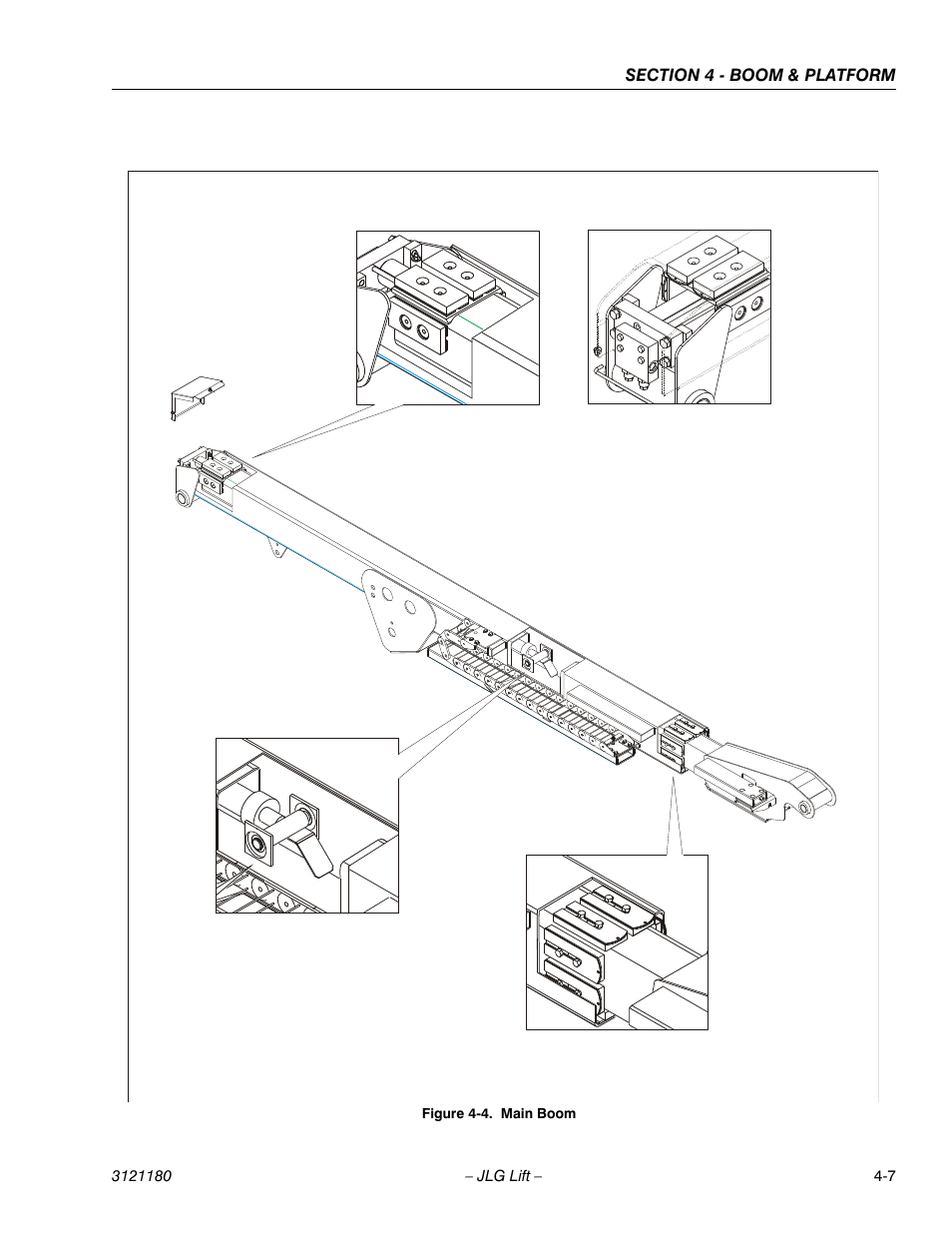 Main boom -7 | JLG 450A_AJ Series II Service Manual User Manual | Page 273 / 472