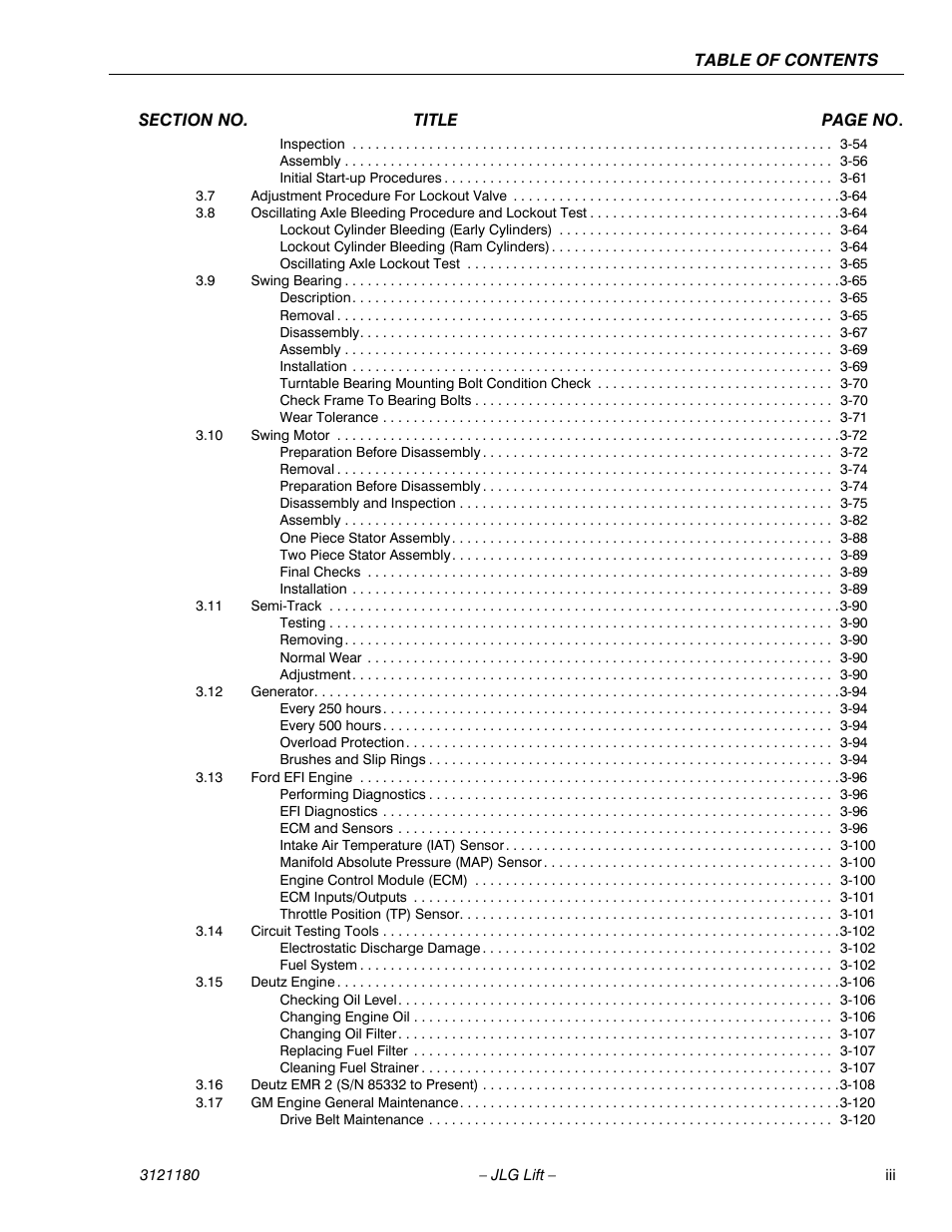 JLG 450A_AJ Series II Service Manual User Manual | Page 7 / 472