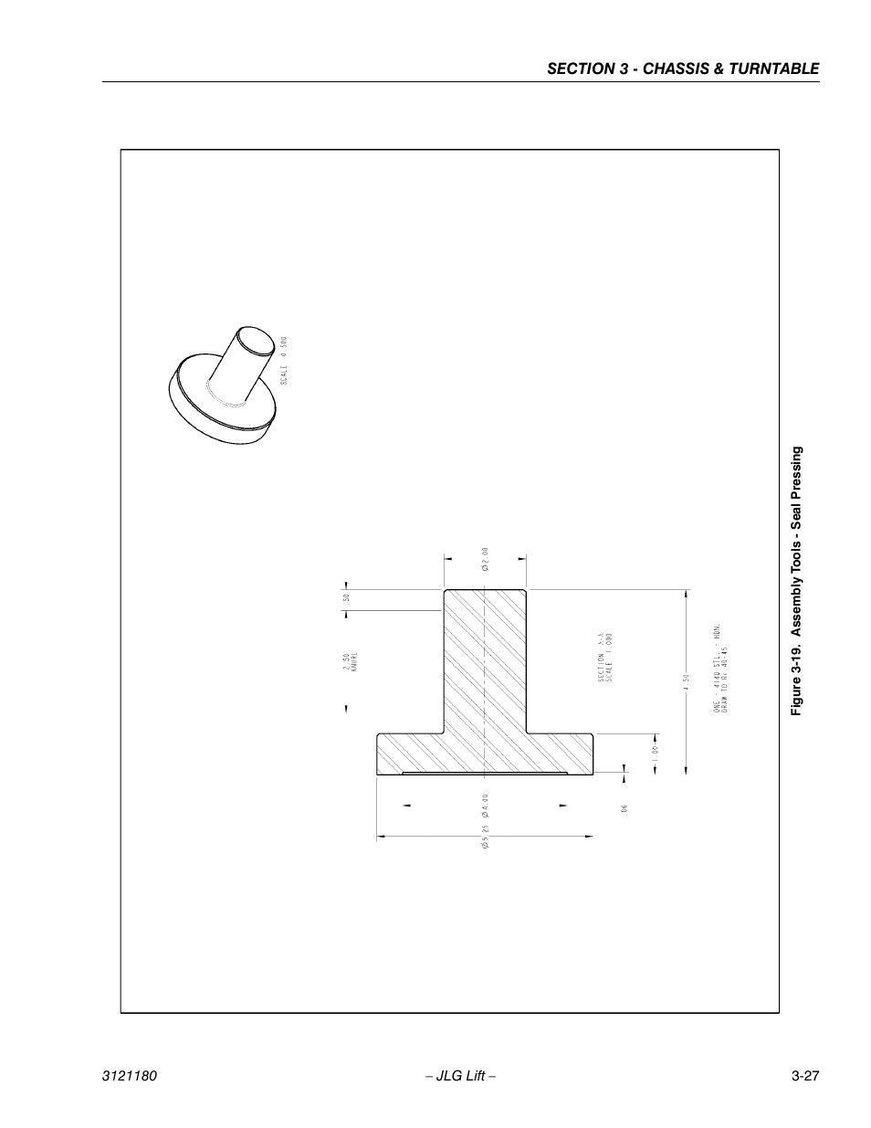 Assembly tools - seal pressing -27 | JLG 450A_AJ Series II Service Manual User Manual | Page 77 / 472
