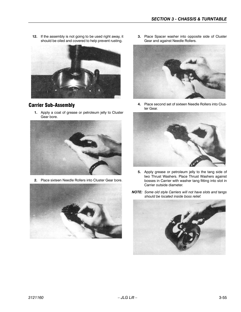 Carrier sub-assembly, Carrier sub-assembly -55 | JLG 740AJ Service Manual User Manual | Page 107 / 408