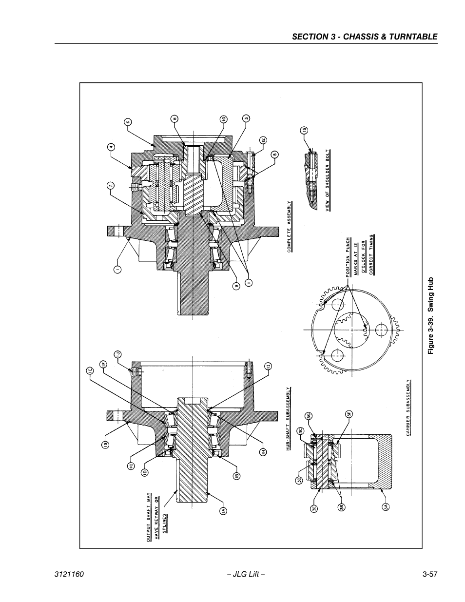 Swing hub -57 | JLG 740AJ Service Manual User Manual | Page 109 / 408