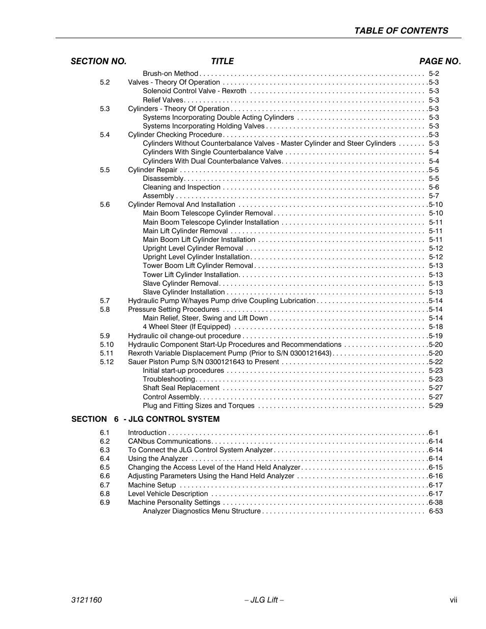 JLG 740AJ Service Manual User Manual | Page 11 / 408