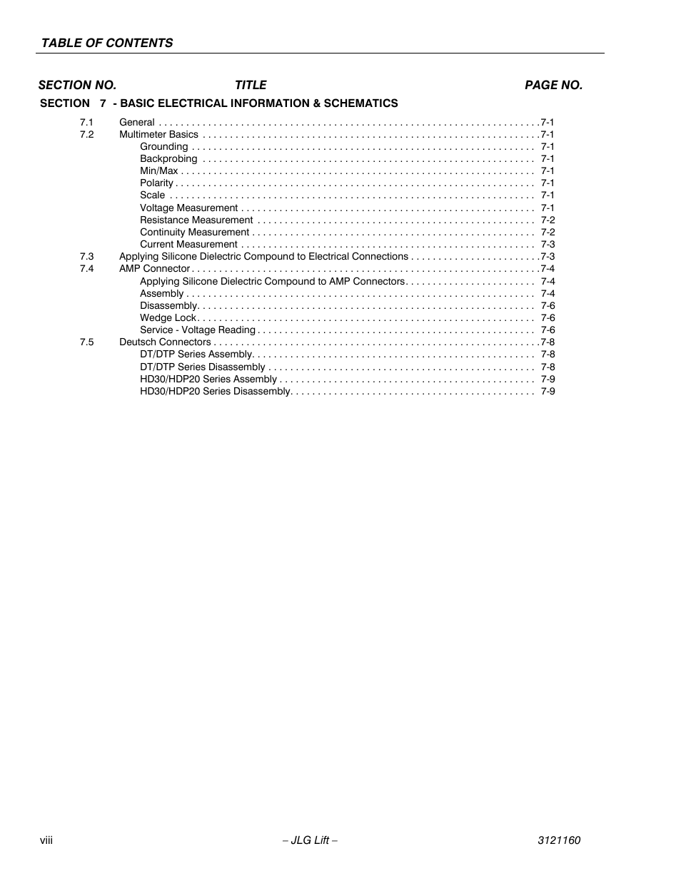 JLG 740AJ Service Manual User Manual | Page 12 / 408