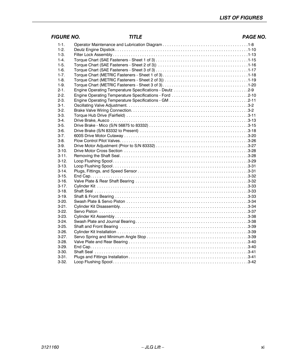 JLG 740AJ Service Manual User Manual | Page 13 / 408