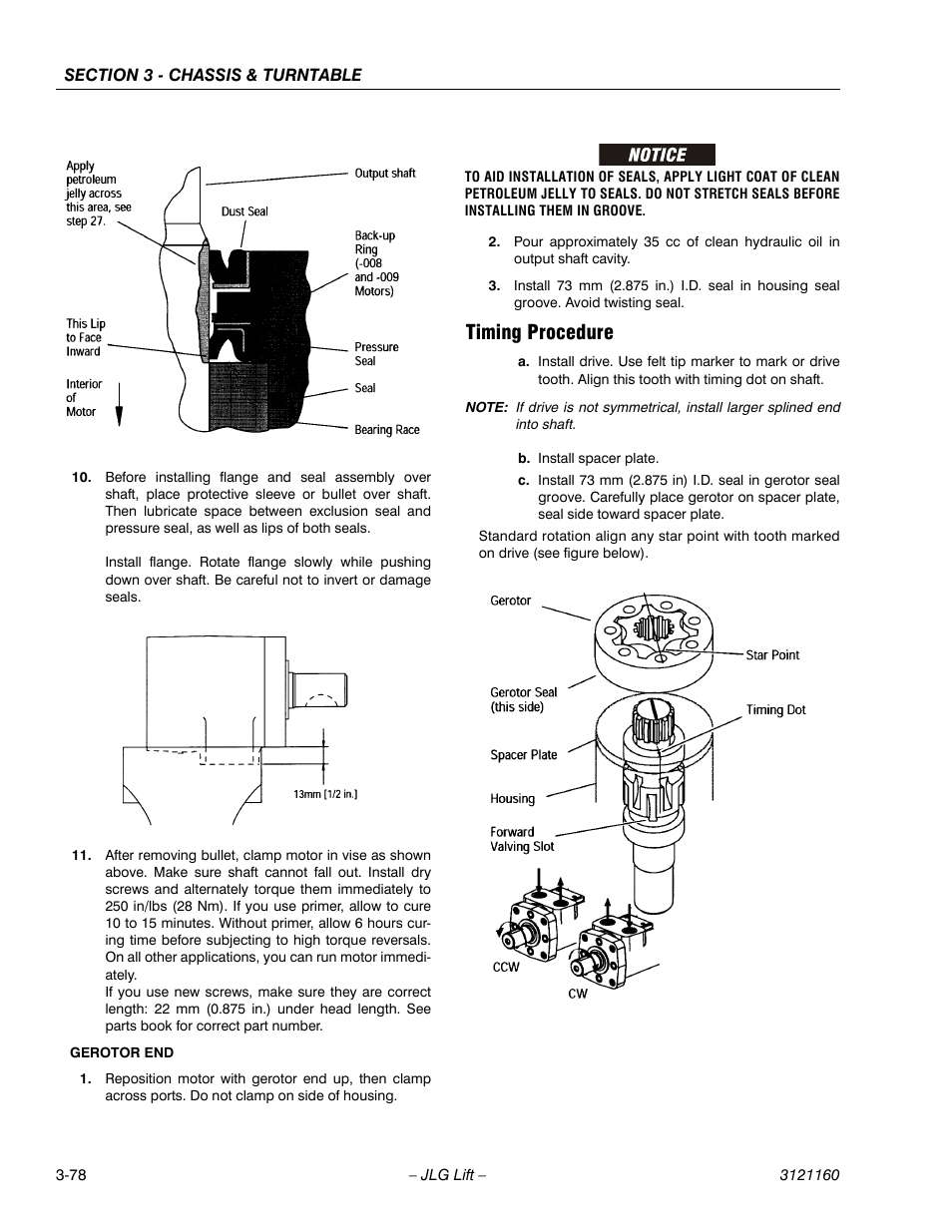 Timing procedure, Timing procedure -78 | JLG 740AJ Service Manual User Manual | Page 130 / 408