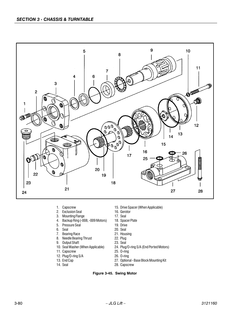 Swing motor -80 | JLG 740AJ Service Manual User Manual | Page 132 / 408